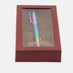 Aigner Blue Tone Steel Ballpoint Pen