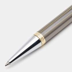 Aigner Metallic Grey Ballpoint Pen and Cufflinks Set