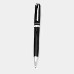 Aigner Black Resin Flero A Logo Ballpoint Pen
