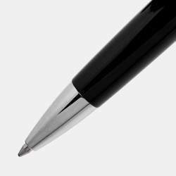 Aigner Black Resin Flero A Logo Ballpoint Pen