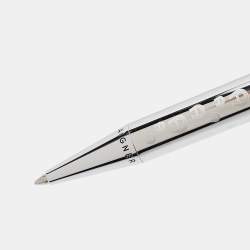 Pre Owned Aigner Logo Silver Tone Ball Pen
