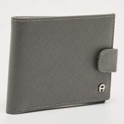 Aigner Grey Leather Wallet