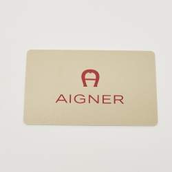 Aigner Grey Leather Wallet