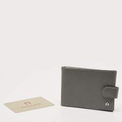 Aigner Grey Leather Wallet