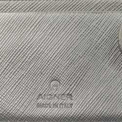 Aigner Grey Leather Wallet