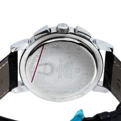 Pre Owned Aigner Silver  White Stainless Steel Cortina A26500 Men's Wristwatch 42 mm