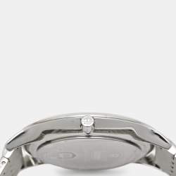 Pre Owned Aigner Blue Stainless Steel Treviso A44100 Men's Wristwatch 42 mm 