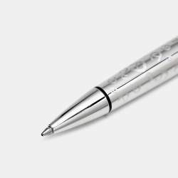 Pre Owned Aigner Logo Resin Silver Tone Ballpoint