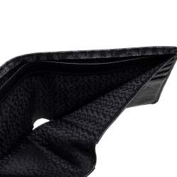 Aigner Black/Grey Monogram PVC Bifold Wallet