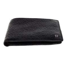 Aigner Black Leather Bifold Wallet