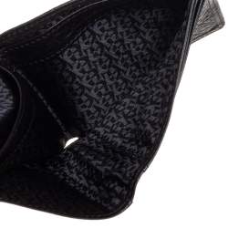 Aigner Black Leather Bifold Wallet