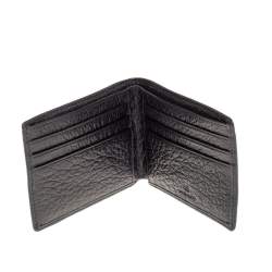 Aigner Black Leather Bifold Wallet