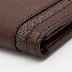 Aigner Brown Leather Bifold Wallet