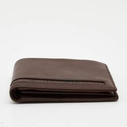 Aigner Brown Leather Bifold Wallet