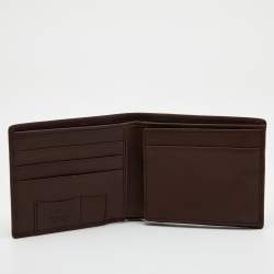 Aigner Brown Leather Bifold Wallet