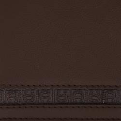 Aigner Brown Leather Bifold Wallet