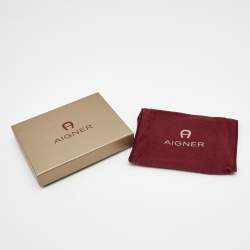 Aigner Brown Leather Bifold Wallet