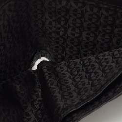 Pre Owned Aigner Black Leather Bifold Wallet