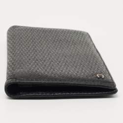 Aigner Black Leather Long Wallet