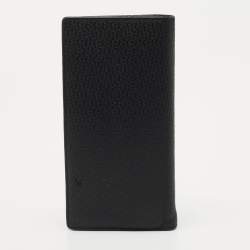 Aigner Black Leather Long Wallet