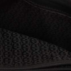Aigner Black Leather Long Wallet