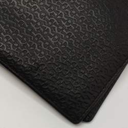 Aigner Black Leather Long Wallet