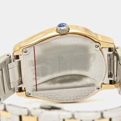 Aigner Silver Two Tone Stainless Steel Vicenza A111100 Men's Wristwatch 39 mm 