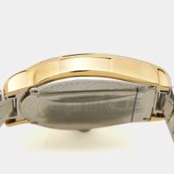 Aigner Silver Two Tone Stainless Steel Vicenza A111100 Men's Wristwatch 39 mm 