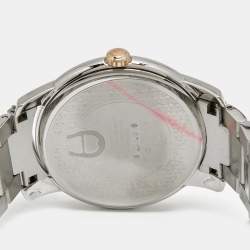 Pre Owned Aigner Padua A24021 Silver Dial Two Tone Stainless Steel Men's Wristwatch 42 mm