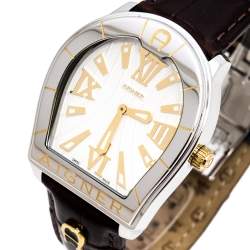 Aigner Silver Two Tone Stainless Steel Verona A48000 Women s