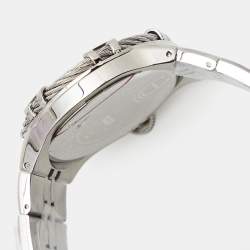 Aigner Silver Stainless Steel Parma A135100 Men's Wristwatch 42 mm