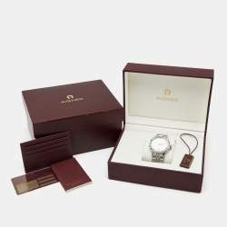 Aigner Silver Stainless Steel Parma A135100 Men's Wristwatch 42 mm