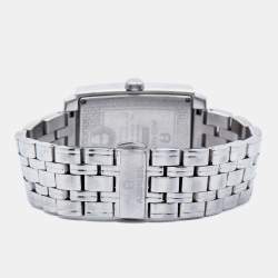 Pre Owned Aigner Brown Stainless Steel Bresica A34100 Men's Wristwatch 33 mm