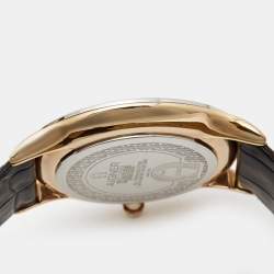 Pre Owned Aigner Silver Two Tone Stainless Steel Trevisio A44100 Men's Wristwatch 42 mm