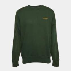 Aime Leon Dore Green Printed Cotton Knit Sweatshirt M