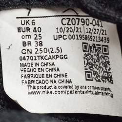 Air Jordans Blue/Black Leather Jordan 1 Retro Low OG Mystic Navy Sneakers Size 40