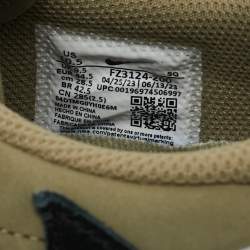 Pre Owned Air Jordans Multicolor Nubuck and Leather Jordan 1 Retro Low Golf Travis Scott Neutral Olive Sneakers Size 44.5