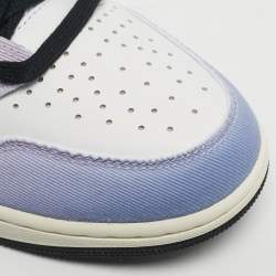 Pre Owned حذاء رياضي جوردن 1 ريترو هاي نوتيرال هيبر كريمسون جلد وسويدي أسود/رصاصي مقاس 40.5