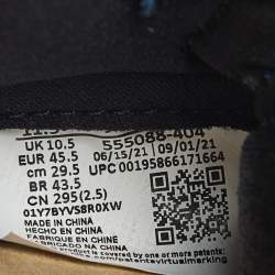 مملوكة مسبقًا Air Jordans Jordan 1 Retro OG Dark Marina Blue Size 45.5 Blue Leather High Top Sneakers