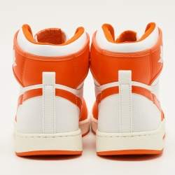 Pre Owned حذاء رياضي آير جوردانز 1 هايتوب جلد أسود/أخضر داكن مقاس 42.5