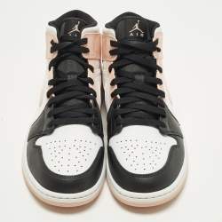 مملوكة مسبقًا حذاء رياضي إير جوردان 1 جوردان ميد آركتيك أورانج/أسود جلد متعدد الألوان بعلو متوسط مقاس 45