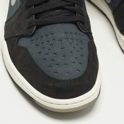 مملوكة مسبقًا حذاء رياضي آيـر جـوردان 1 ريترو هاي إليمنت جورتكس جلد وقماش متعدد الألوان باللون الأسود وجري بحجم 45.5