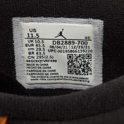 Pre Owned حذاء رياضي إير جوردان جوردان 1 ريترو هاي إليمنت جور-تيكس لايت كاري مقاس 45.5 قماش متنوع وجلد