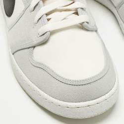 مملوكة مسبقًا حذاء رياضي اير جوردن جوردن 1 ريترو هاي جلد أخضر/أبيض مقاس 44.5