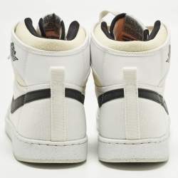 مملوكة مسبقًا حذاء رياضي اير جوردن جوردن 1 ريترو هاي جلد أخضر/أبيض مقاس 44.5