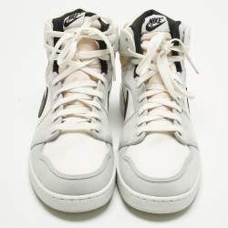 مملوكة مسبقًا حذاء رياضي اير جوردن جوردن 1 ريترو هاي جلد أخضر/أبيض مقاس 44.5