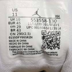 مملوكة مسبقًا حذاء رياضي اير جوردن جوردن 1 منخفض جلد برغندي/أسود داكن بنجر أسود مقاس 40.5