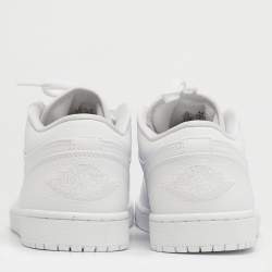 مملوكة مسبقًا حذاء رياضي اير جوردن جوردن 1 منخفض جلد برغندي/أسود داكن بنجر أسود مقاس 40.5