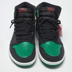 مملوكة مسبقًا حذاء رياضي إير جوردان جوردان 1 ريترو هاي أو جي داكن مارينا بلو جلد أزرق/أسود بعنق مرتفع مقاس 45.5