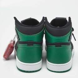 مملوكة مسبقًا حذاء رياضي إير جوردان جوردان 1 ريترو هاي أو جي داكن مارينا بلو جلد أزرق/أسود بعنق مرتفع مقاس 45.5